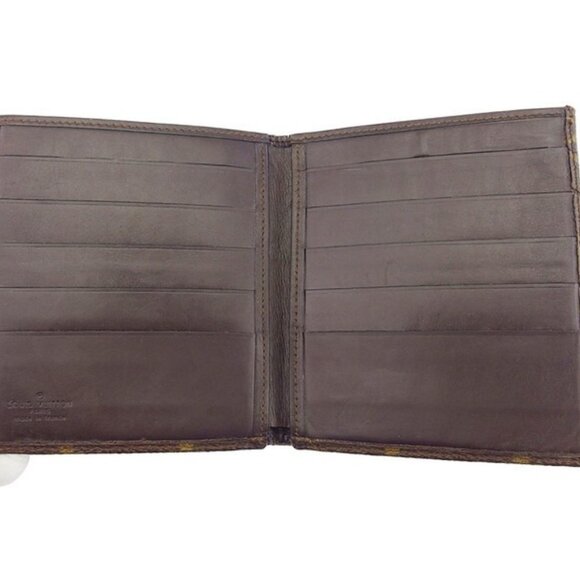 LOUIS VUITTON Bifold Billfold Monogram Authentic Used - Picture 6 of 8